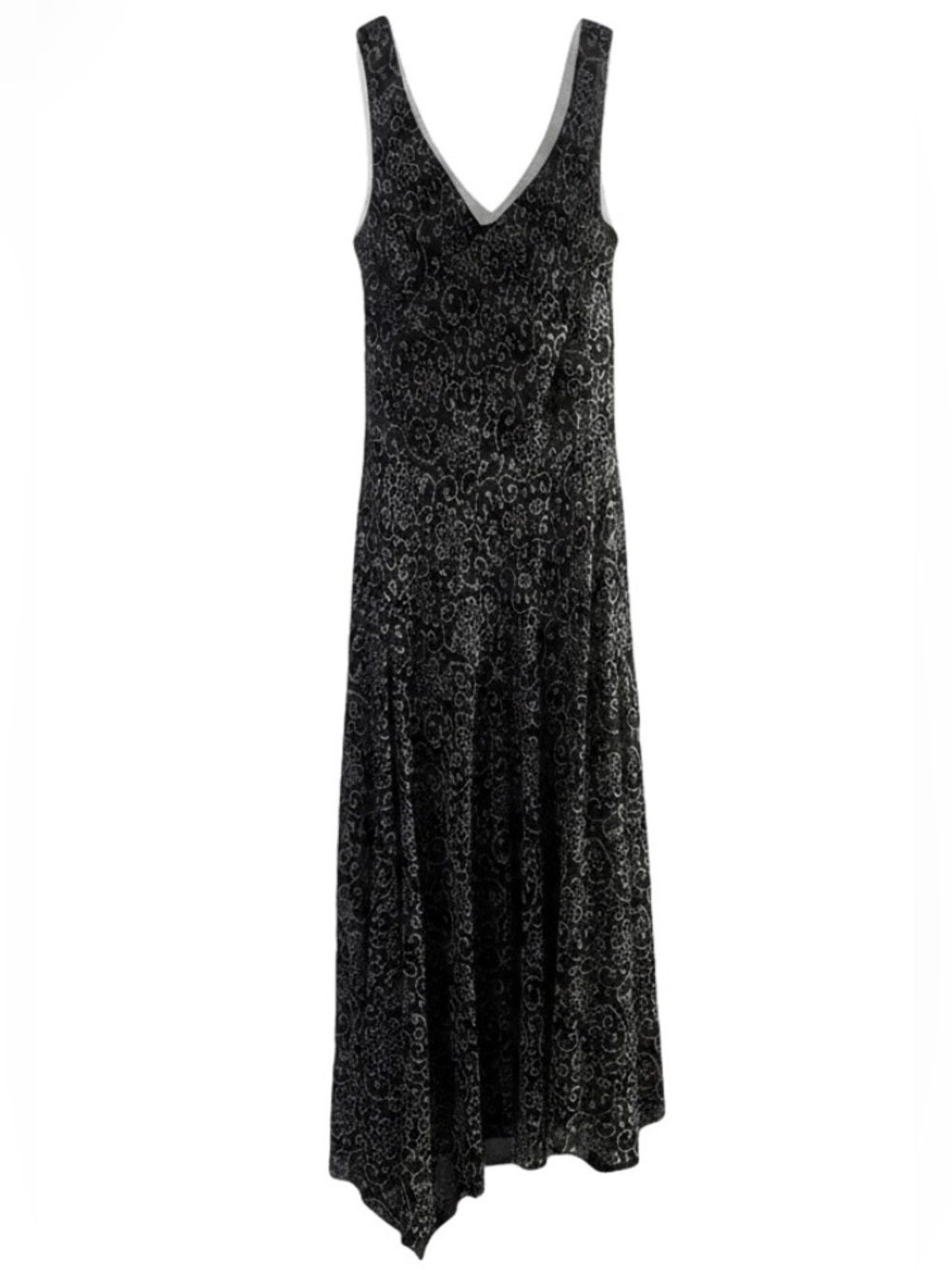 Jones Wear Green V-Neck Sleeveless Maxi Dress